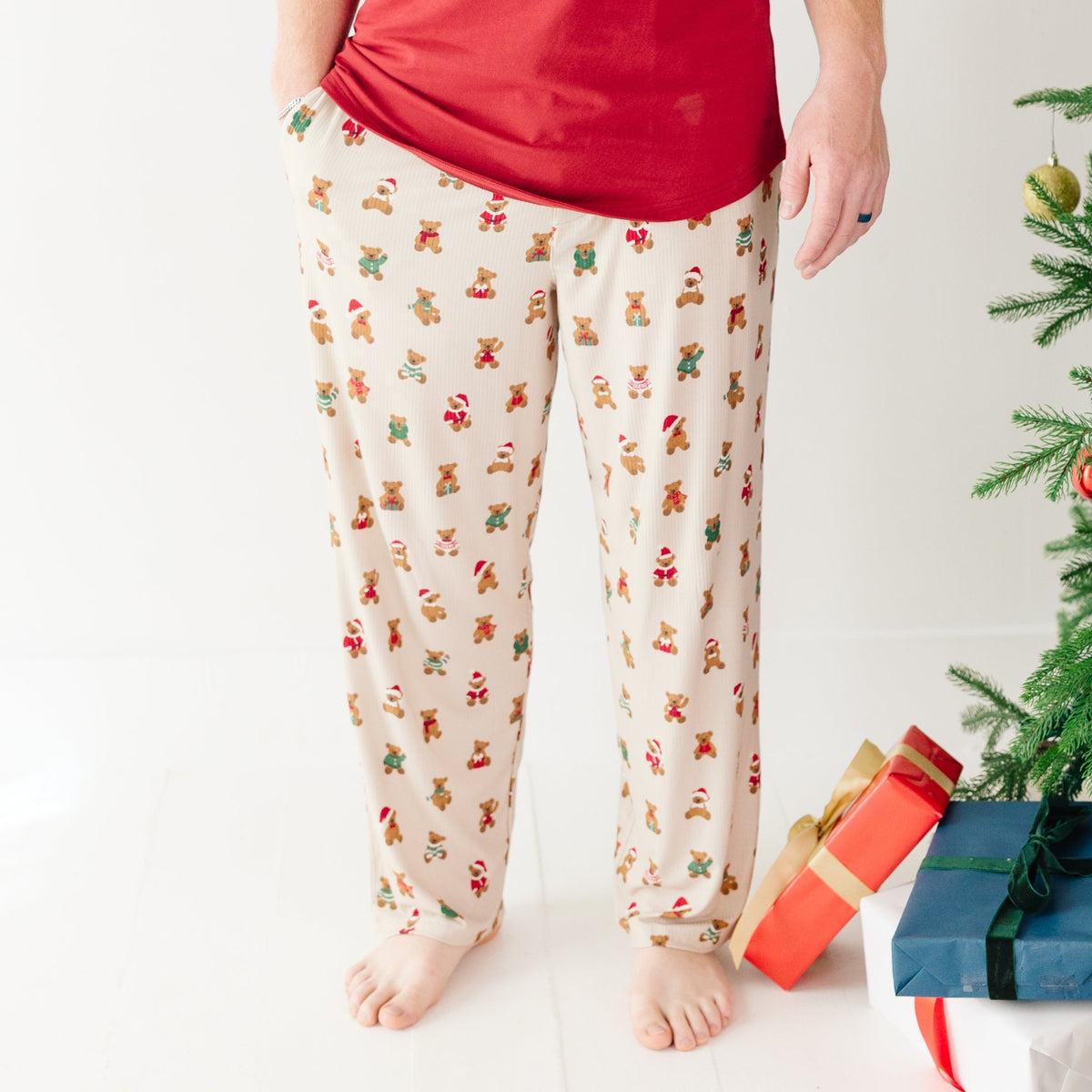 Teddy Bear Small Ribbed Men's Pants
