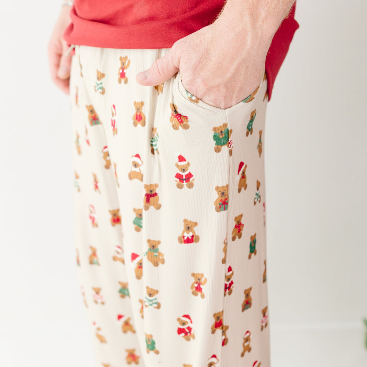 Teddy Bear Small Ribbed Men's Pants