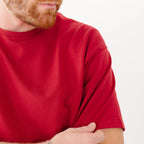 Red Men's Short Sleeve Shirt