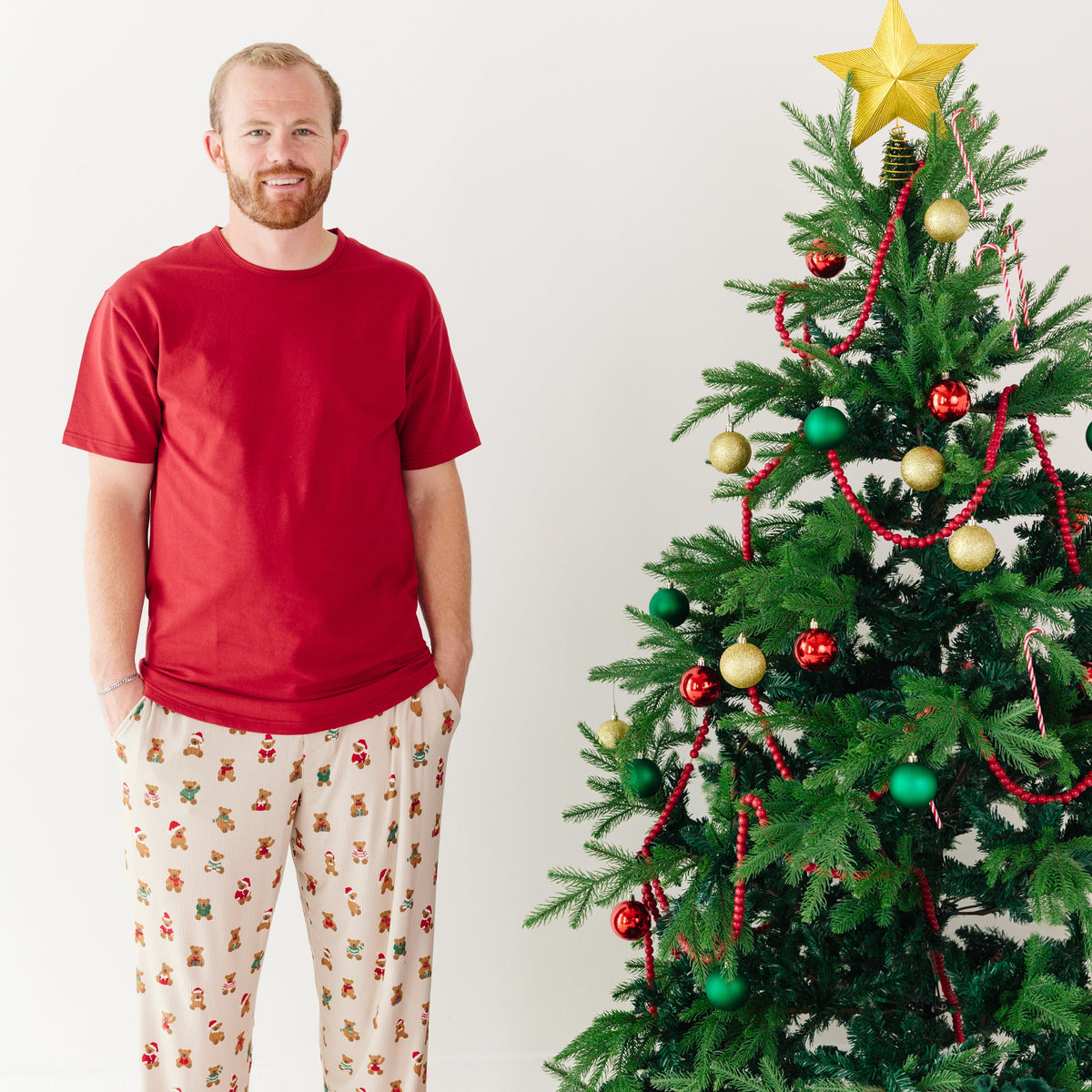 Teddy Bear Small Ribbed Men's Pants