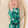 Sugar Cookies Frosted Teal Small Ribbed Zip Romper