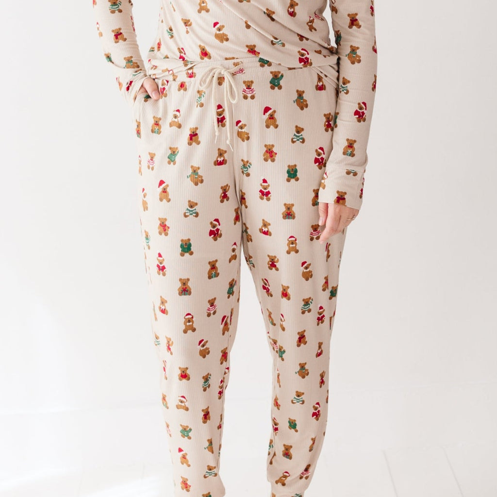 Teddy Bear Small Ribbed Women's Pants