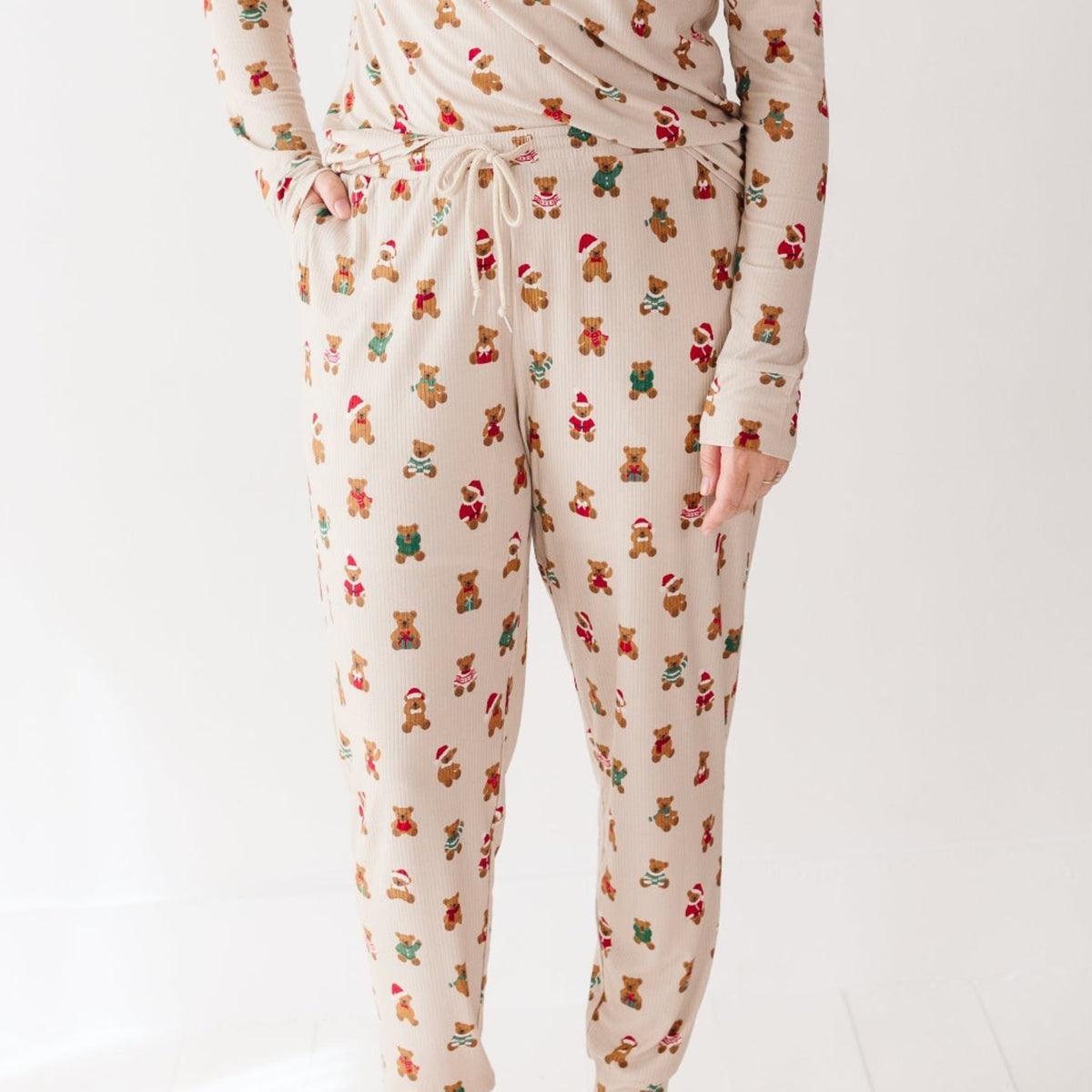 Teddy Bear Small Ribbed Women's Pants