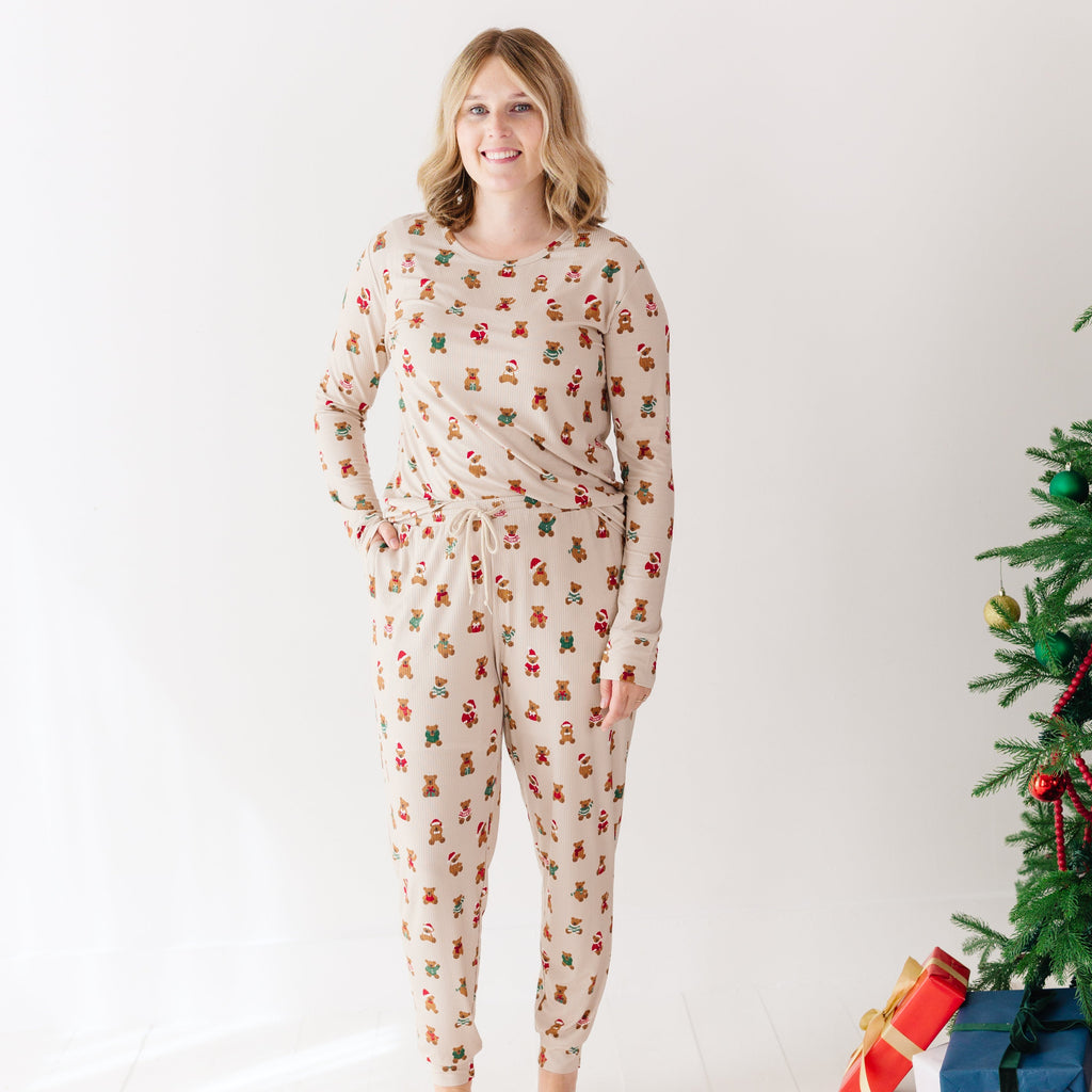 Teddy Bear Small Ribbed Women's Pants