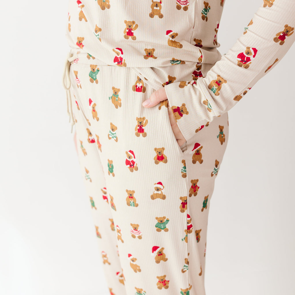 Teddy Bear Small Ribbed Women's Pants