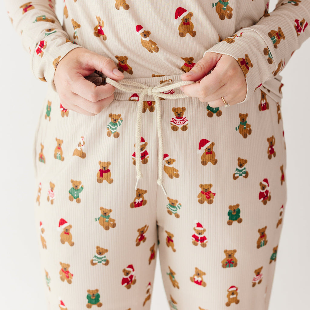 Teddy Bear Small Ribbed Women's Pants