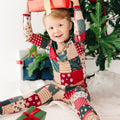 Patchwork Small Ribbed Two-Piece Set