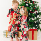 Patchwork Small Ribbed Two-Piece Set