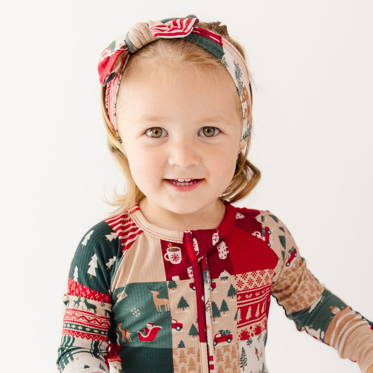 Patchwork Small Ribbed Bow