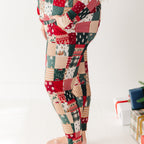 Patchwork Small Ribbed Women's Pants