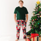 Patchwork Small Ribbed Men's Pants