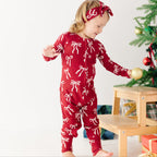 Coquette Bows Red Small Ribbed Bow