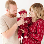 Reindeer & Santa Sleigh Small Ribbed Zip Romper