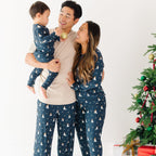 Snowmen Small Ribbed Men's Pants