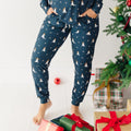 Snowmen Small Ribbed Women's Pants