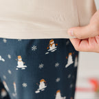 Snowmen Small Ribbed Men's Pants