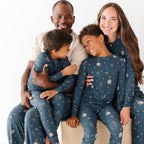 Nativity Blue Small Ribbed Women's Pants