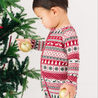 Christmas Sweater Stripe Small Ribbed Zip Romper