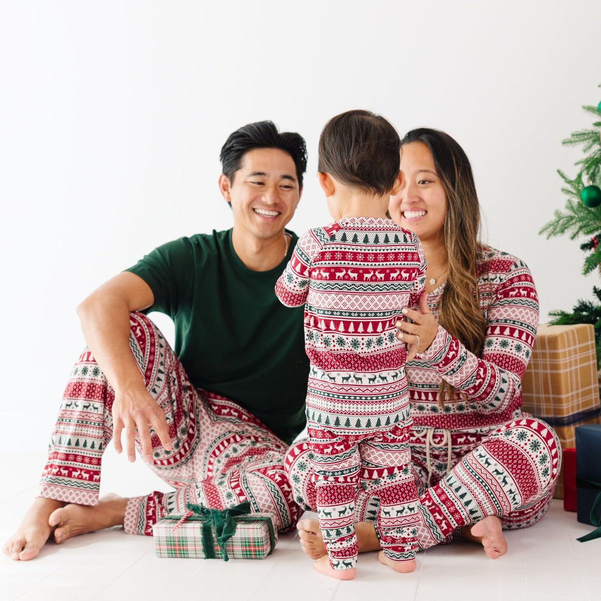 Christmas Sweater Stripe Small Ribbed Zip Romper