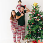 Christmas Sweater Stripe Small Ribbed Women's Pants