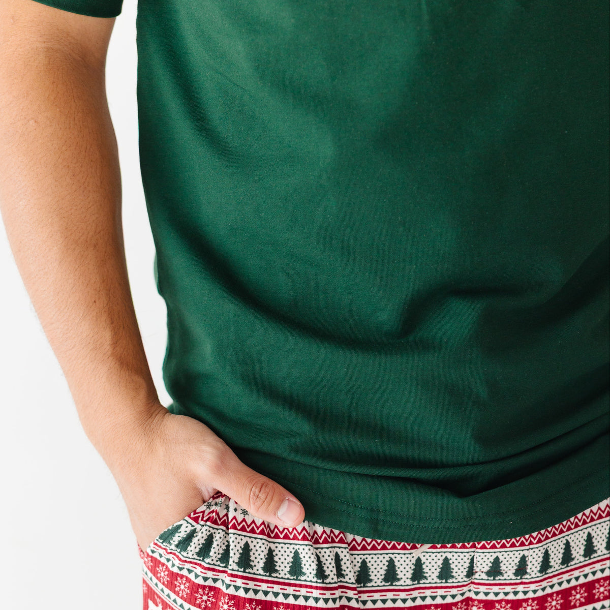 Forest Green Men's Short Sleeve Shirt