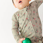 Holly Small Ribbed Zip Romper