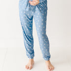 Snowflakes Small Ribbed Women's Matching Set
