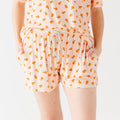 Oranges Small Ribbed Women's Shorts