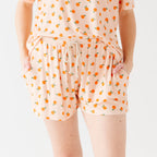 Oranges Small Ribbed Women's Shorts