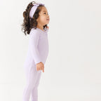 Lavender Small Ribbed Zip Romper