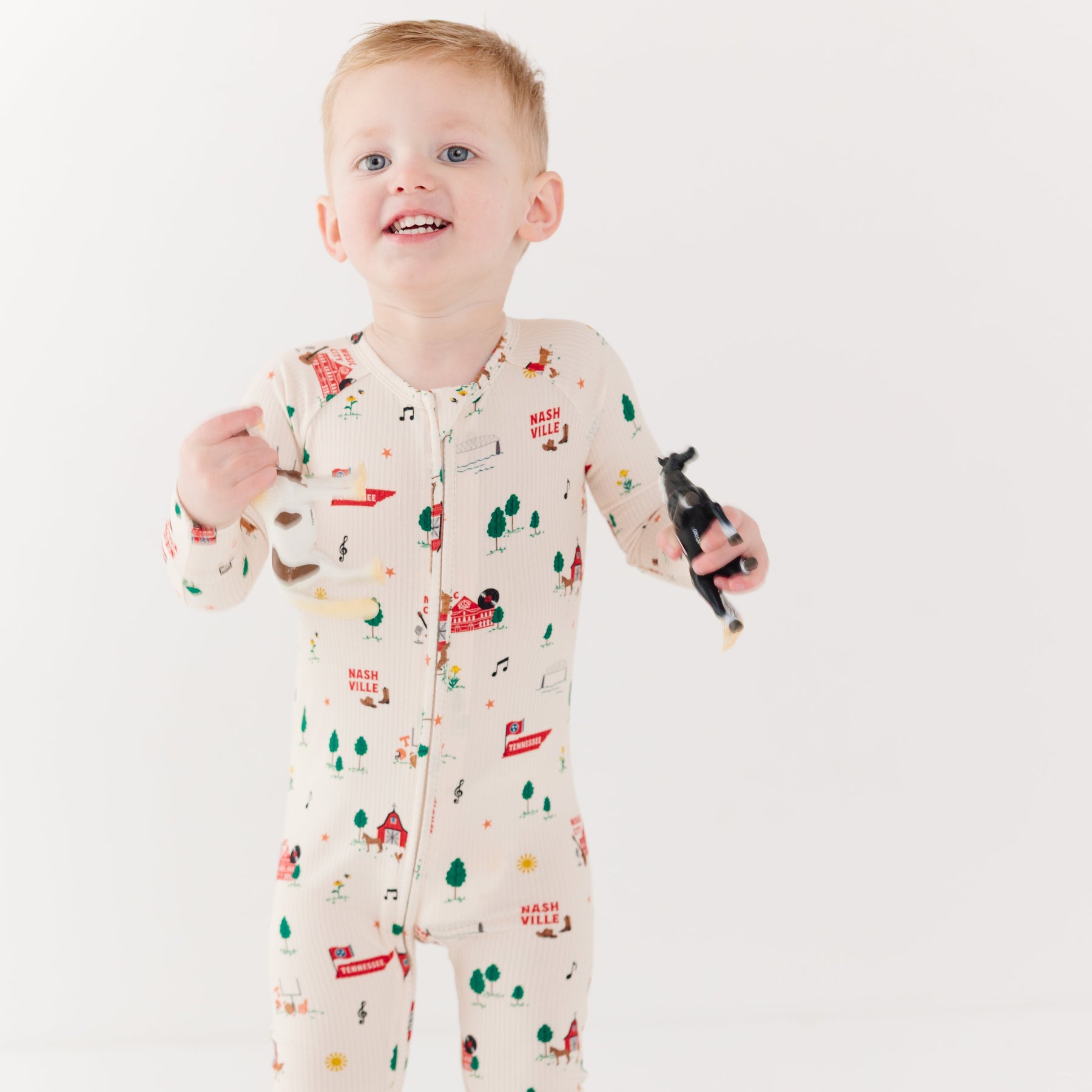 Music City Tennessee Small Ribbed Zip Romper – Brave Little Ones