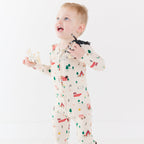 Music City Tennessee Small Ribbed Zip Romper