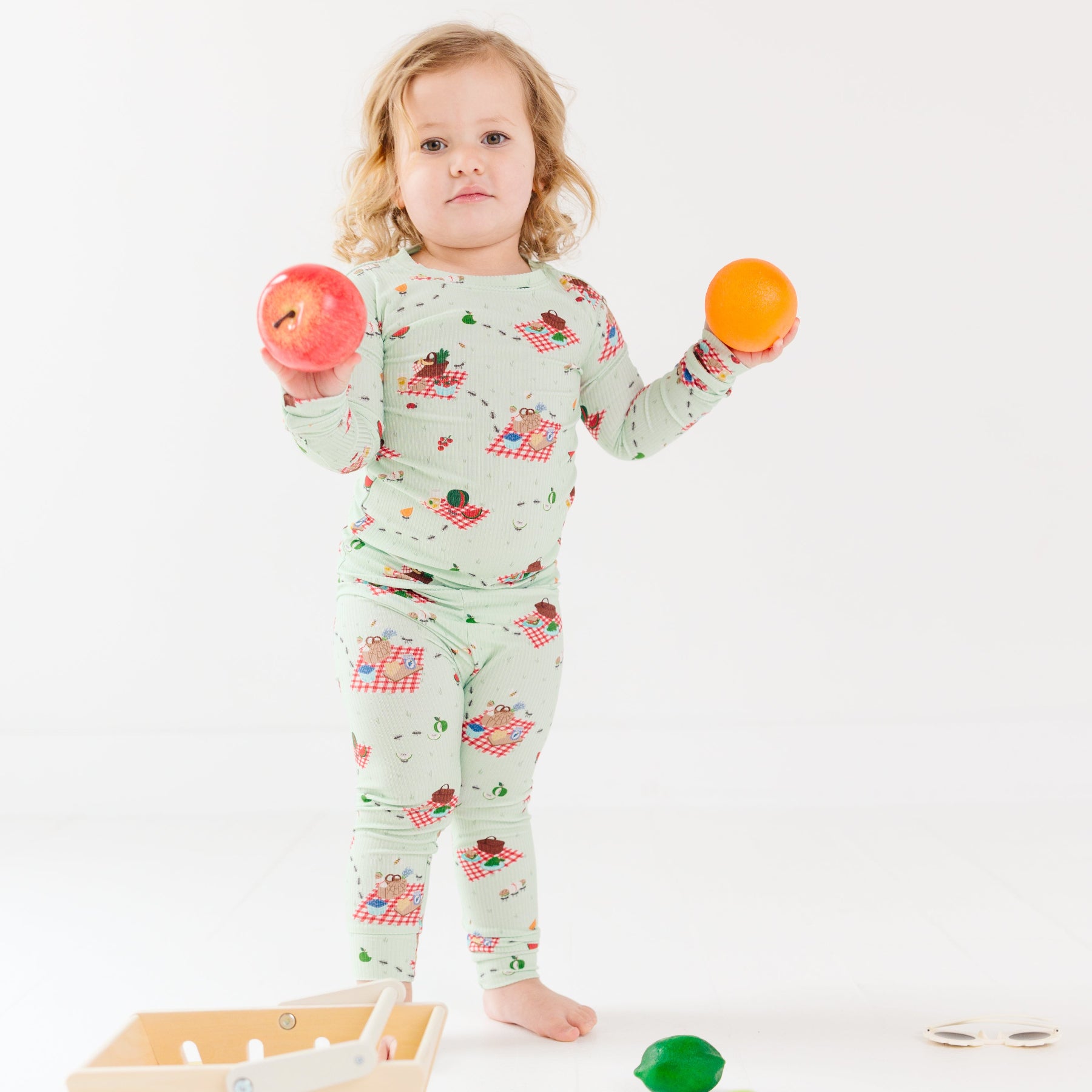 Summer Picnic Small Ribbed Two-Piece Set