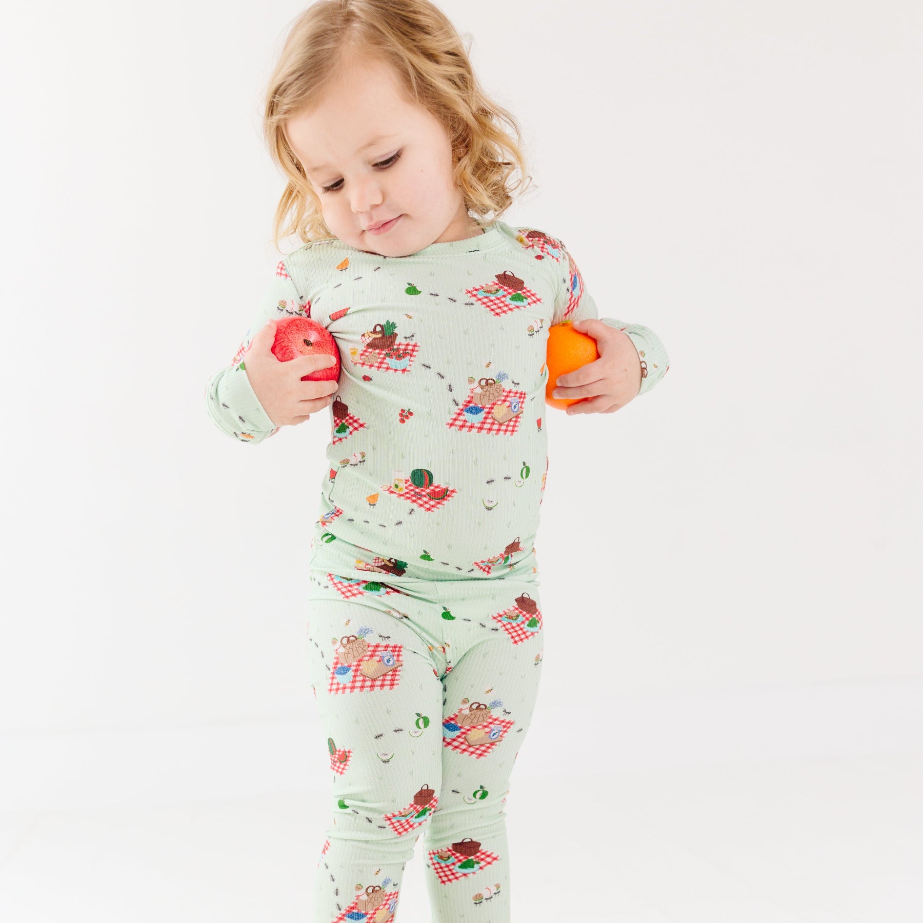 Summer Picnic Small Ribbed Two-Piece Set