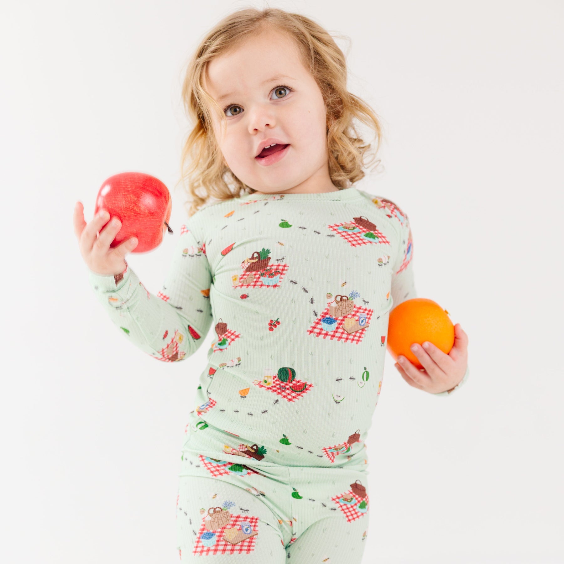 Summer Picnic Small Ribbed Two-Piece Set