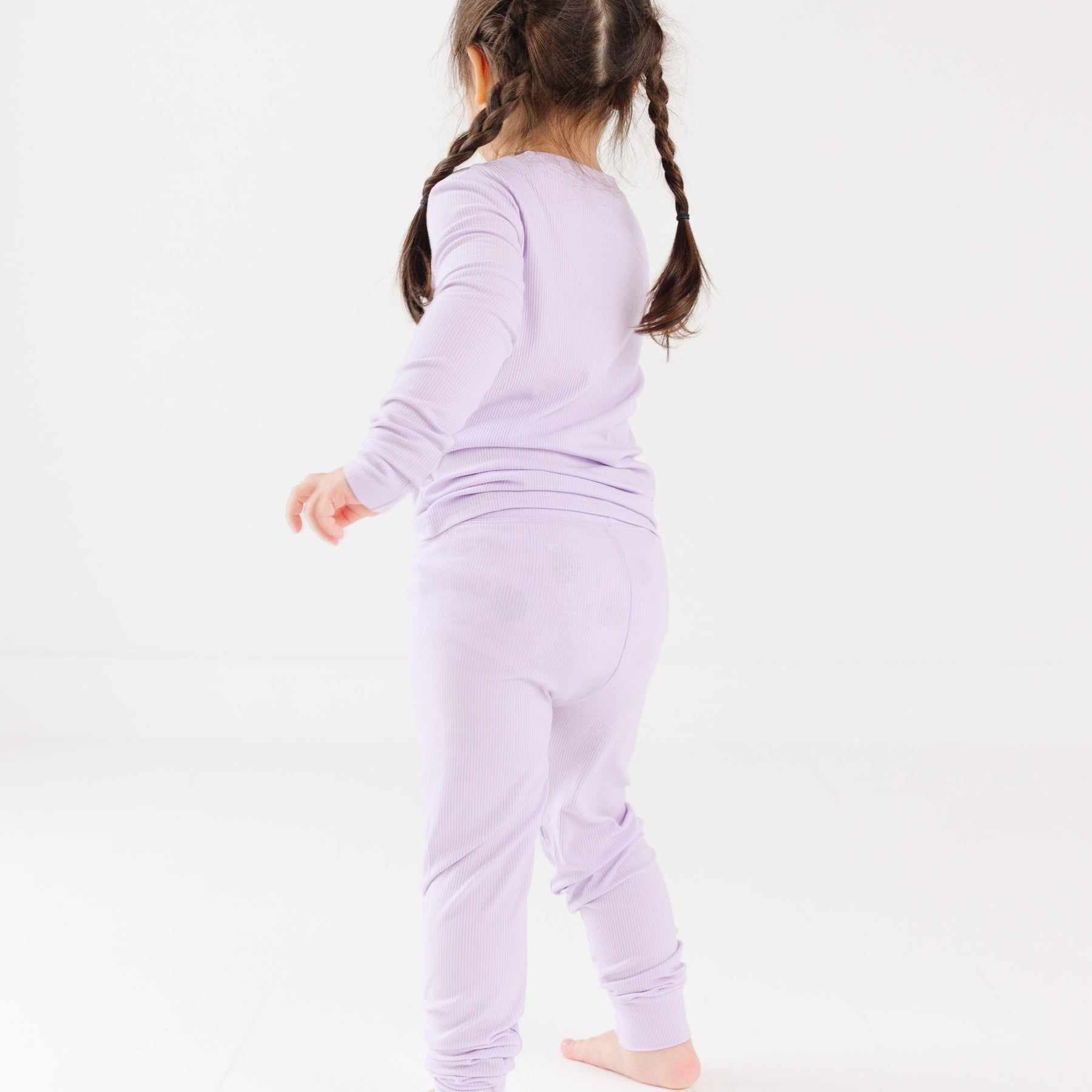 Lavender Small Ribbed Two-Piece Set