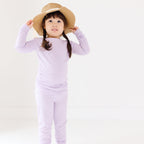 Lavender Small Ribbed Two-Piece Set