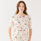 Music City Tennessee Small Ribbed Women's Short Sleeve Top