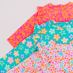 Neon Pink Tropical Tango One-Piece Bathing Suit