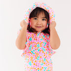 Neon Little Blooms Sun Hat