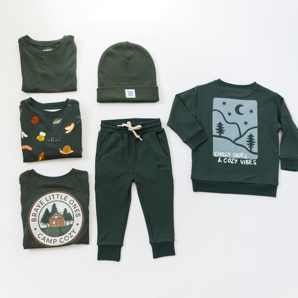 Chilly Skies Bamboo French Terry Pullover & Joggers Set