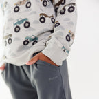 Monster Trucks Bamboo French Terry Pullover
