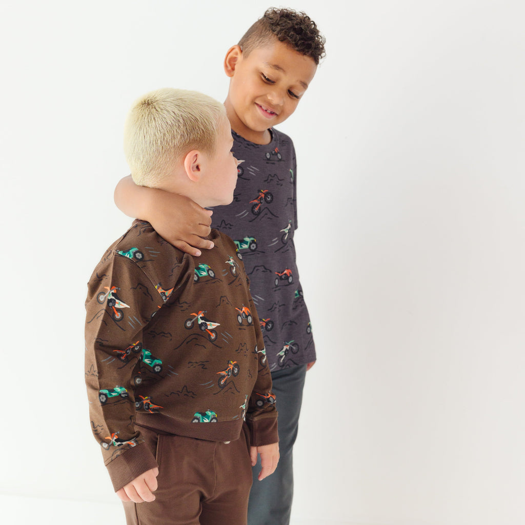 Little Riders Bamboo French Terry Pullover