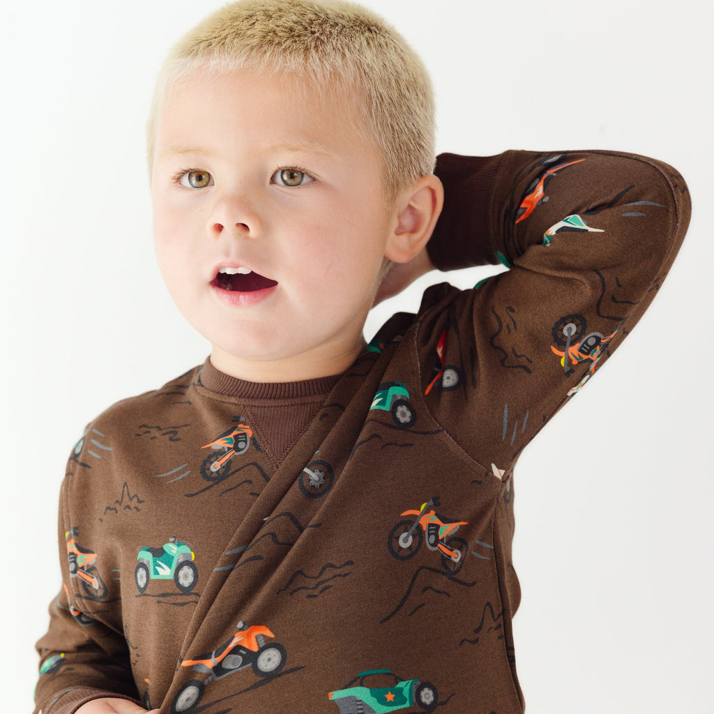 Little Riders Bamboo French Terry Pullover