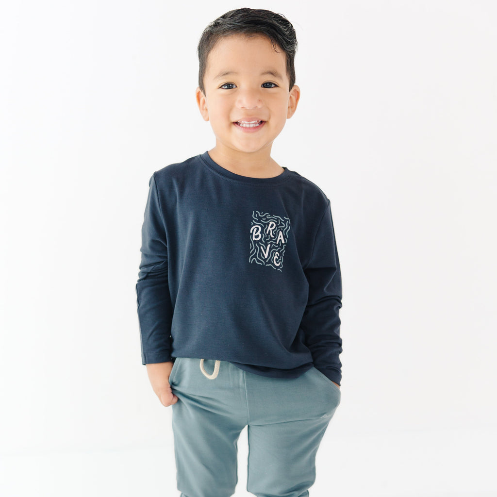 Brave Squiggles Long Sleeve Shirt