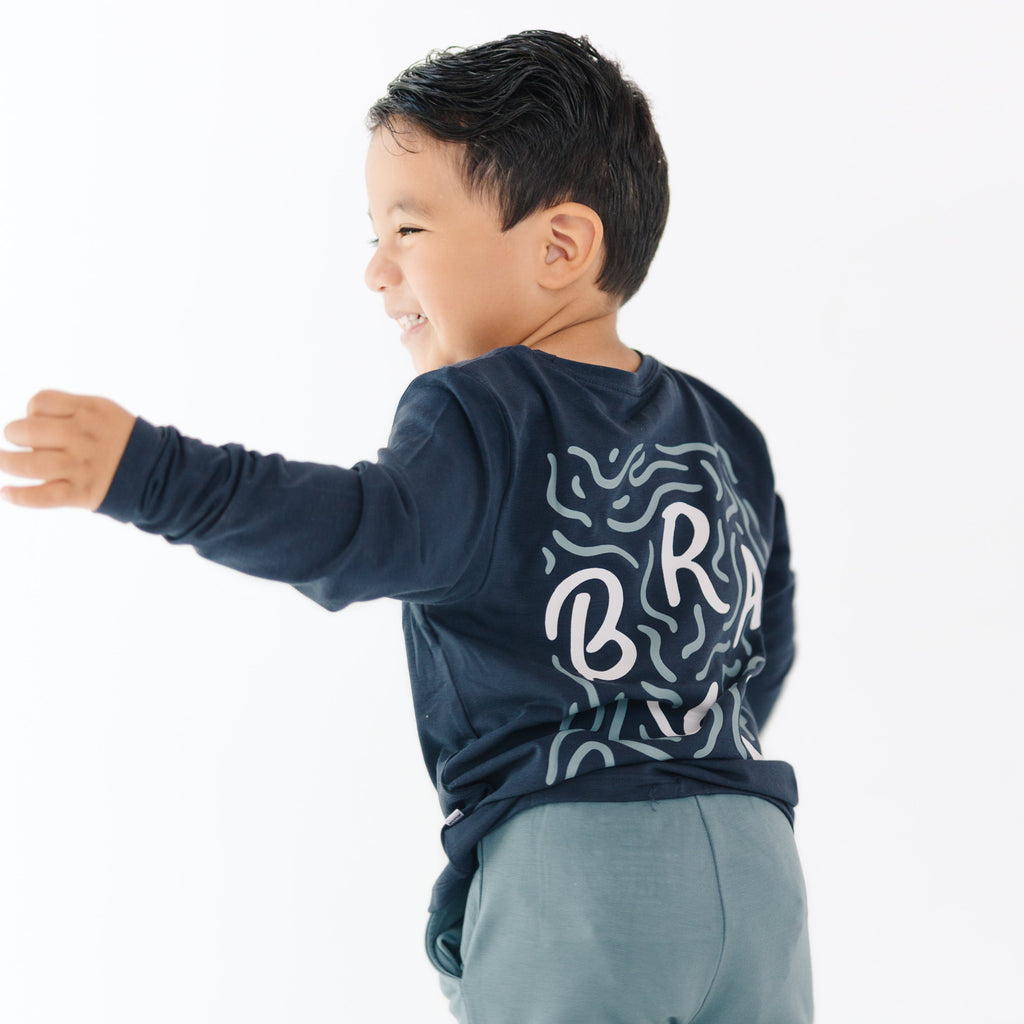 Brave Squiggles Long Sleeve Shirt