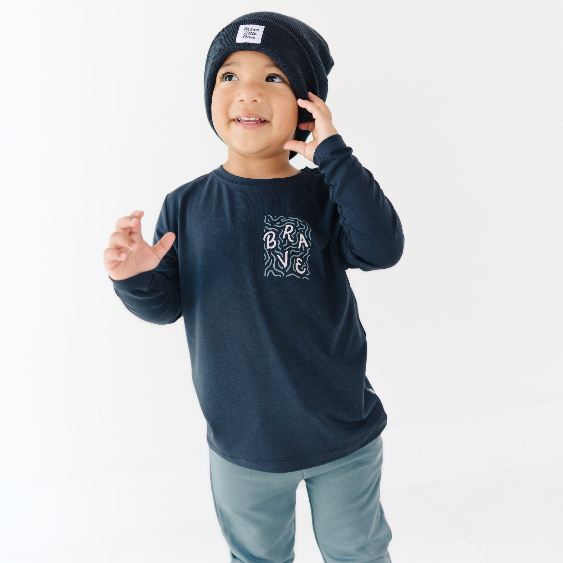 Brave Squiggles Long Sleeve Shirt