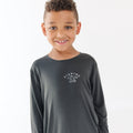 Fishing Club Midnight Charcoal Long Sleeve Shirt