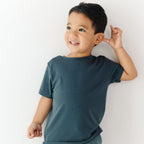 Dark Steel Blue Solid Shirt