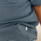 Dark Steel Blue Solid Shirt